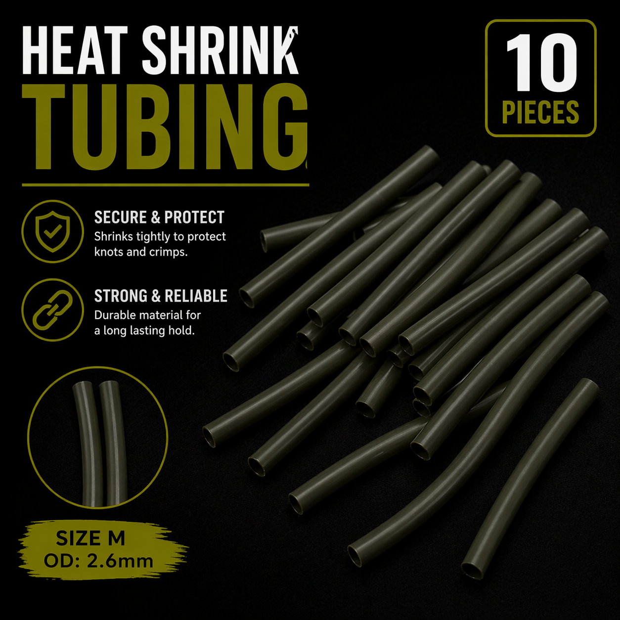 Heat Shrink Tubing - Size M 2.6mm