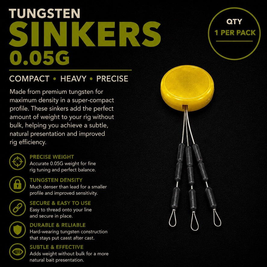 Tungsten Sinkers 0.05G