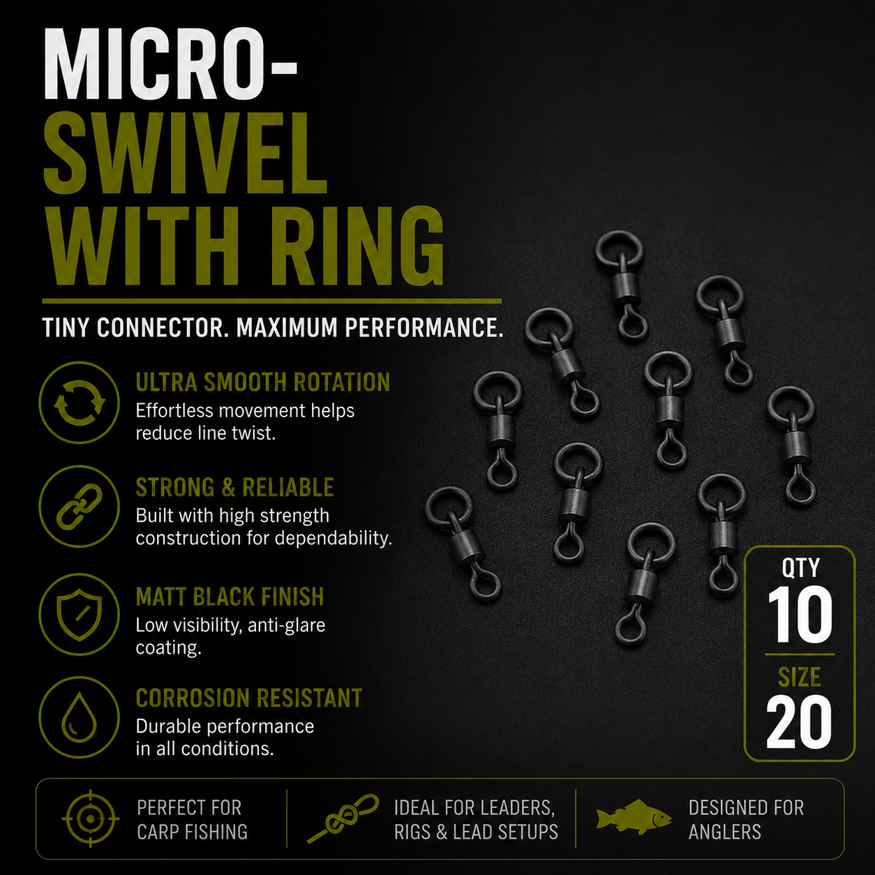 Micro Swivel With Ring