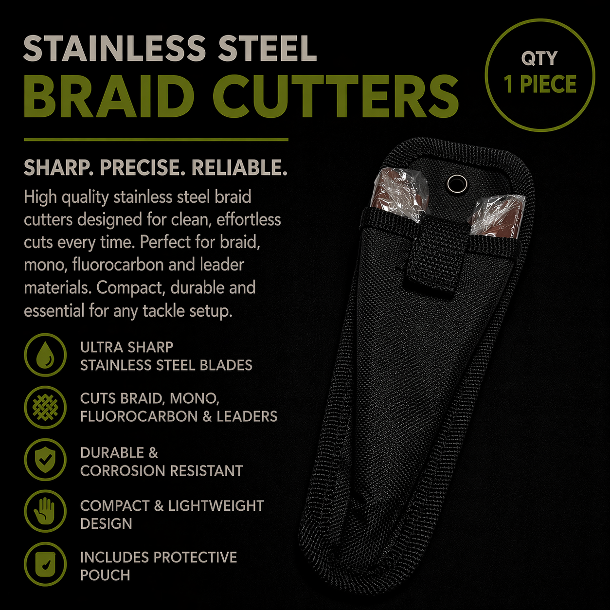 Stainless Steel Braid Cutters