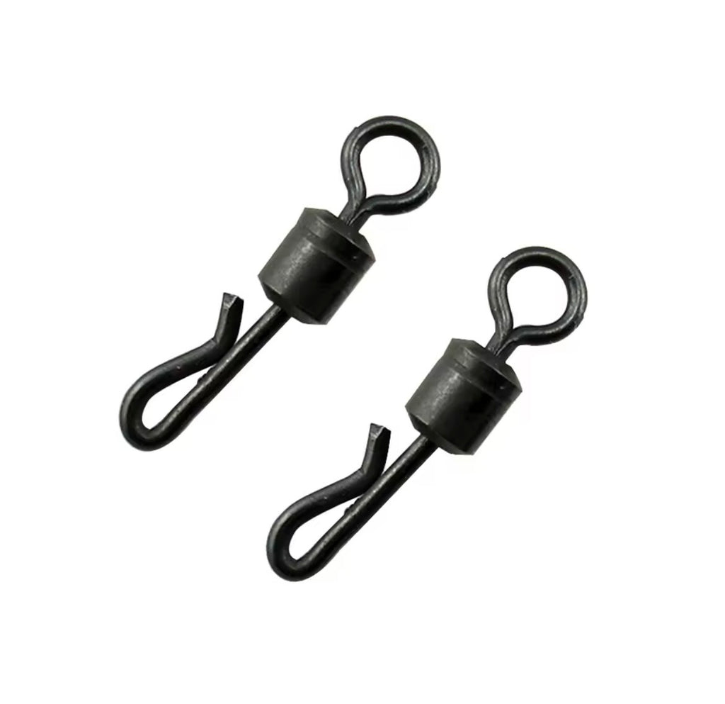 Quick Change Swivels – Matt Black – Pack of 10