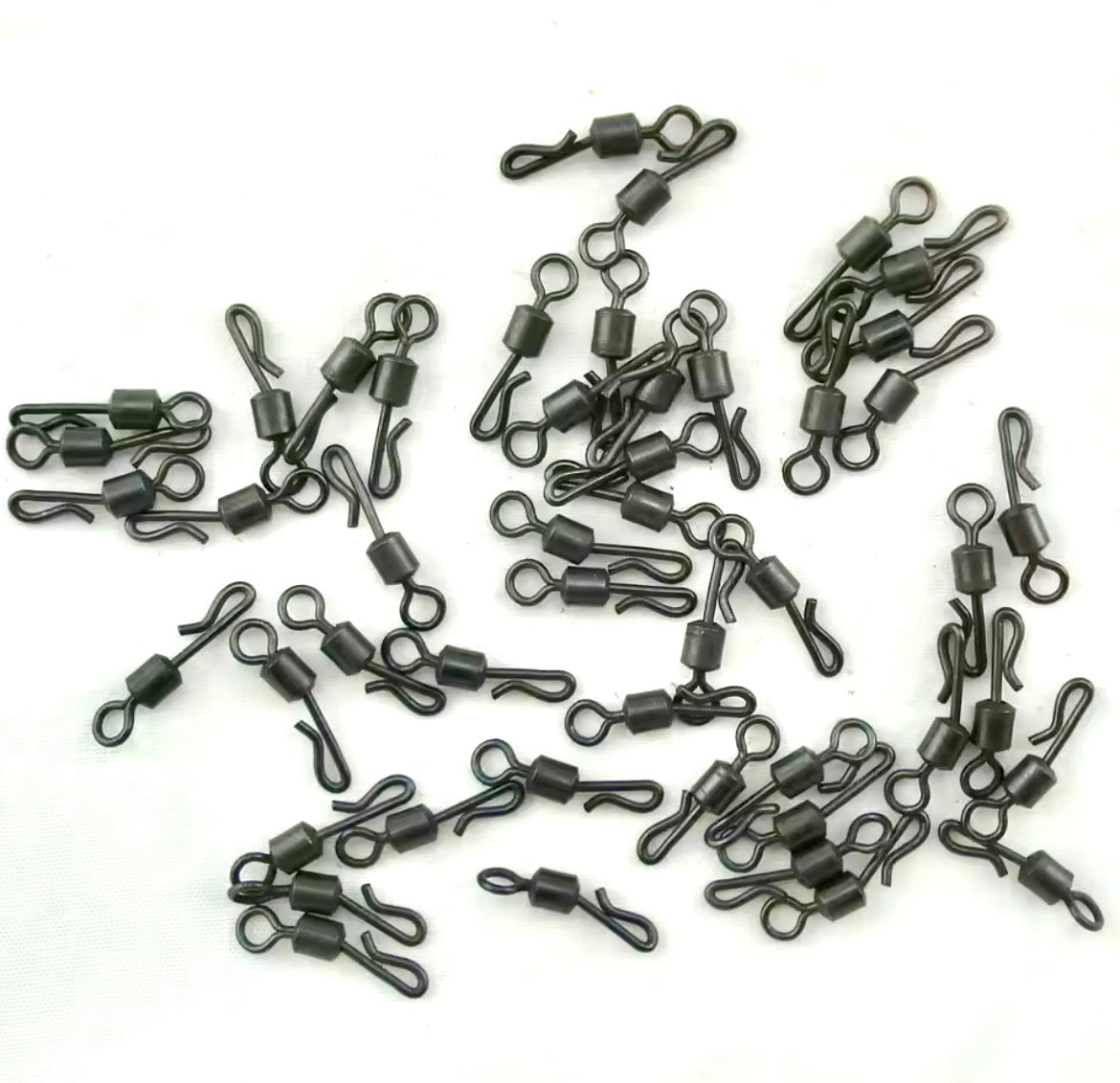 Quick Change Swivels – Matt Black – Pack of 10