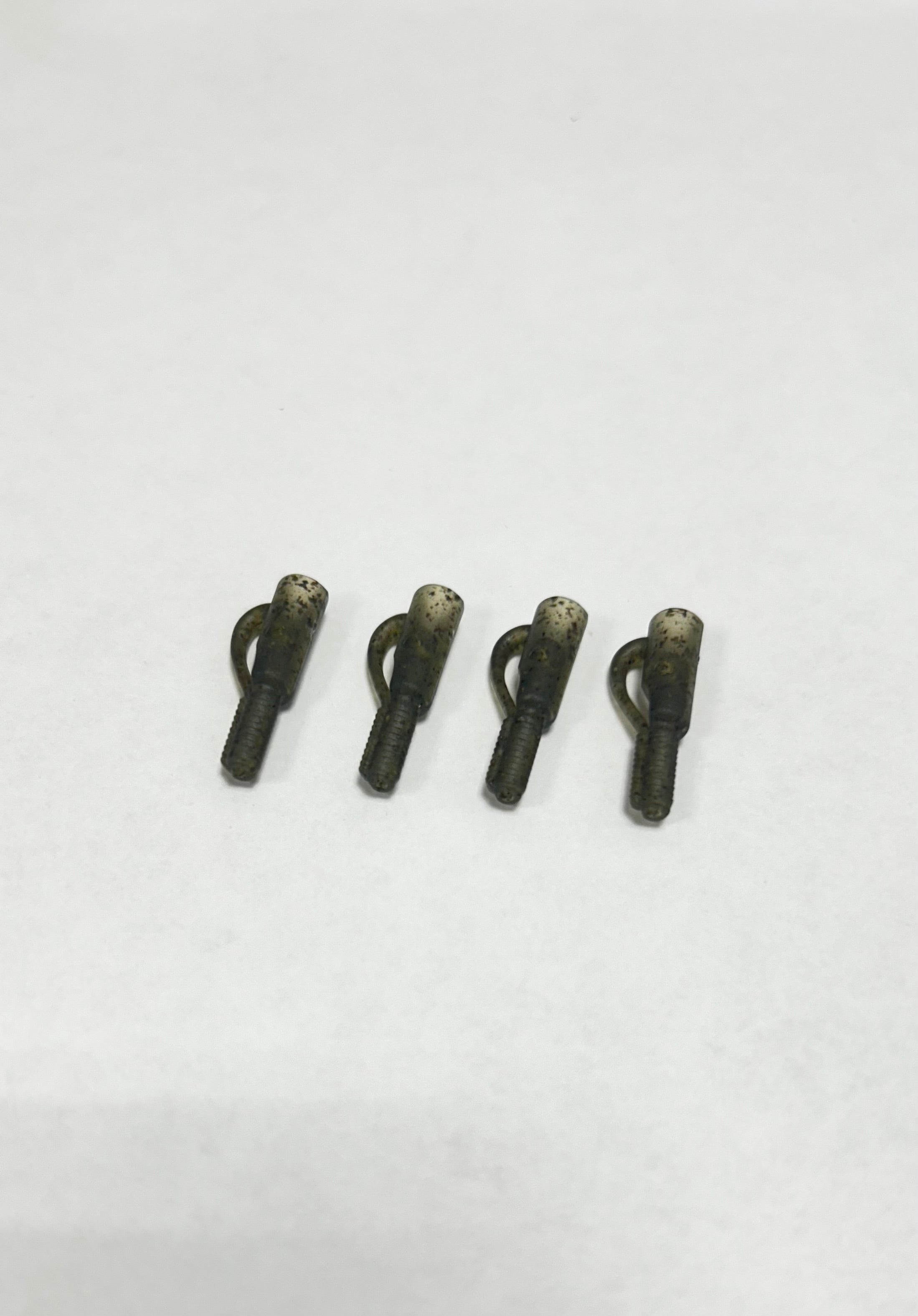 Camo Fleck Lead Clips - Trans Khaki